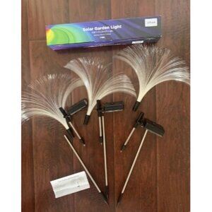 New Solar Flower Lights Outdoor Garden Decorations Waterproof, 7 Color Changing